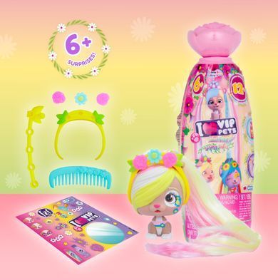 Игровой набор с фигуркой-сюрпризом IMC Toys VIP Pets Mini Fans Spring Vibes S3 Модный любимец Мини (712867)
