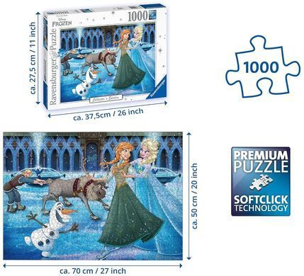 Пазл Ravensburger Collector's Edition Disney Frozen Ельза Крижане серце &ndash; 1000 шт. (&lrm;16488)