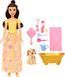 Кукла Mattel Disney Princess Belle, Beauty and the Beast, Белль с песиком, аксессуары, изменение цвета (JFC42)