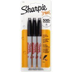 Набор перманентных маркеров Sharpie Industrial Fine Point выдерживает до 500F 3 шт. (&lrm;13763PP)