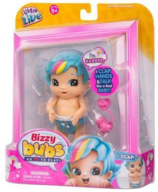 Інтерактивна лялька Little Live Bizzy Bubs Clap Baby Harper Харпер (28534)