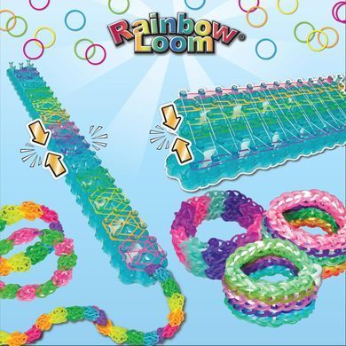 Мега-комбинированный набор Rainbow Loom Duo Combo with Jewel Rubber Bands для плетения браслетов (812317025825)