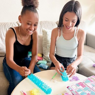Мега-комбинированный набор Rainbow Loom Duo Combo with Jewel Rubber Bands для плетения браслетов (812317025825)