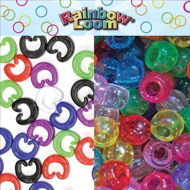 Мега-комбинированный набор Rainbow Loom Duo Combo with Jewel Rubber Bands для плетения браслетов (812317025825)