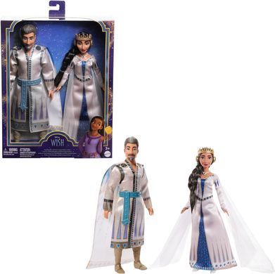 Игровой набор Mattel Disney Wish King Magnifico and Queen Amaya of Rosas Заветное желание Король Маньифико Королева Амая (HRC18)