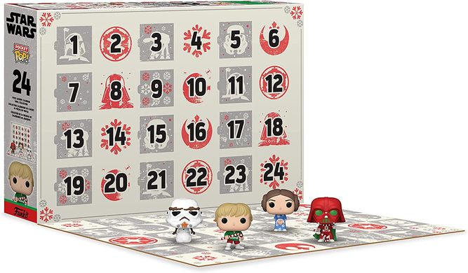 Ігровий набір Funko Pop! Advent Calendar Star Wars Різдвяний Адвент календар Зоряні війни (62090)