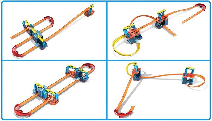 Трек Hot Wheels Track Builder Unlimited Ultra Stackable Booster Kit Motorized Моторизованный набор 5 в 1 (GWT44)