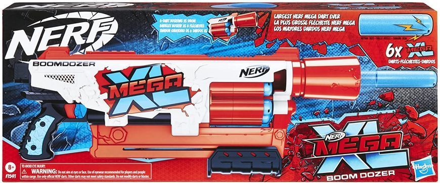 Бластер Nerf Mega XL Boom Dozer Blaster (F1591)