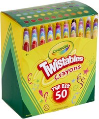 Набір воскових олівців Crayola Twistables Crayons 50 шт (‎52-3420)
