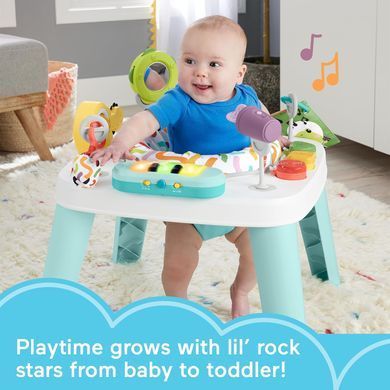 Ігровий центр Fisher-Price 3-в-1 "Чарівні хіти" &ndash; столик для активностей із музикою, світлом і розвиваючими іграми (194735147830)