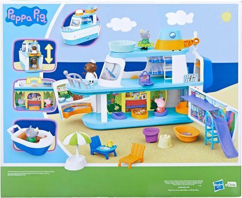 Игровой набор Peppa Pig Cruise Ship Круизный лайнер корабль Свинки Пеппы