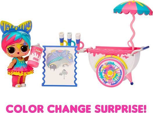 Игровой набор LOL Surprise OMG House of Surprises Art Cart Маленькие комнатки Арт-тележка Художницы (583806)