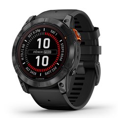 Смарт-часы Garmin Fenix 7X Pro Solar Edition Slate Grey with Black Band 51 mm (010-02778-01)