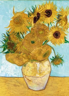Пазл Clementoni Vase with Sunflowers by Van Gogh Museum Collection Ваза с подсолнухами Ван Гога 1000 шт. (31438)
