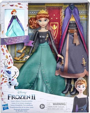 Лялька Hasbro Frozen 2 Anna Queen Крижане серце  Королівське вбрання Анна 28 см (E9419)