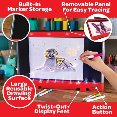 Доска для рисования с подсветкой Crayola Ultimate Light Board Drawing Tablet Красный (747237)