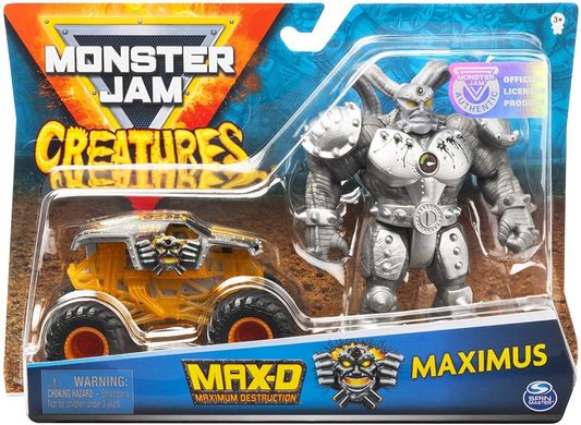 Ігровий набір Monster Jam Creatures  Monster Truck Max-D 1:64 and Maximus (6056727)