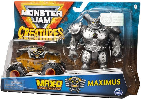 Ігровий набір Monster Jam Creatures  Monster Truck Max-D 1:64 and Maximus (6056727)