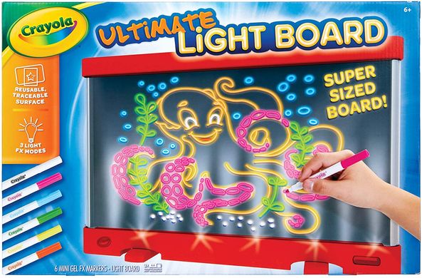 Дошка для малювання з підсвічуванням Crayola Ultimate Light Board Drawing Tablet Червоний (747237)