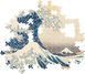 Пазл Clementoni The Great Wave off Hokusai Большая волна возле Канагавы от Кацусики Хокусая 1000 шт. (&lrm;39707)
