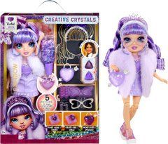 Игровой набор с куклой Rainbow High Creative Crystals Violet &ndash;  Виолетта с аксессуарами (523161)