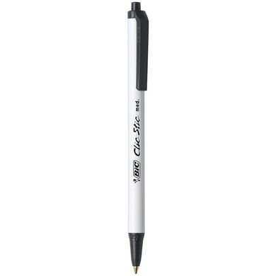 Ручка автоматическая BIC Clic Stic Retractable Ball Pen (1.0mm) Black Масляная черная (CSM11-Blk)