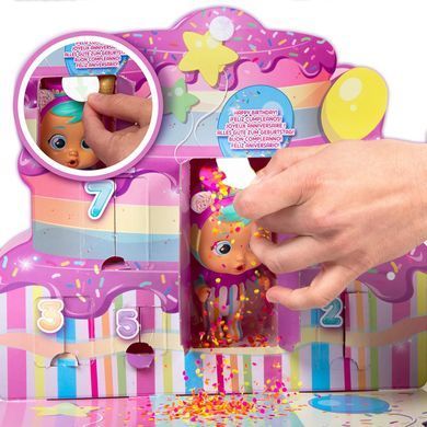 Игровой набор с куклой Cry Babies Magic Tears My Birthday Countdown Sweety Адвент календарь День рождения (904019)