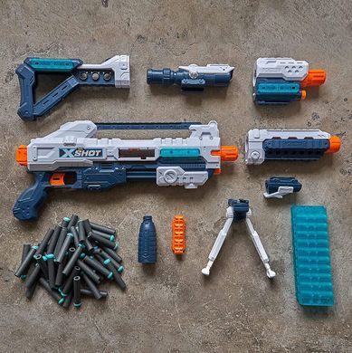 Скорострельный бластер Zuru X-Shot Excel Regenerator Foam Dart Blaster (36351)