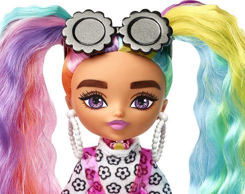 Лялька Barbie Extra Minis #6 Леді веселка (HHF82)
