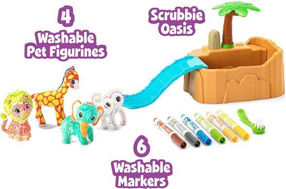Набор для творчества Crayola Scribble Scrubbie Safari Animals Сафари (747267)