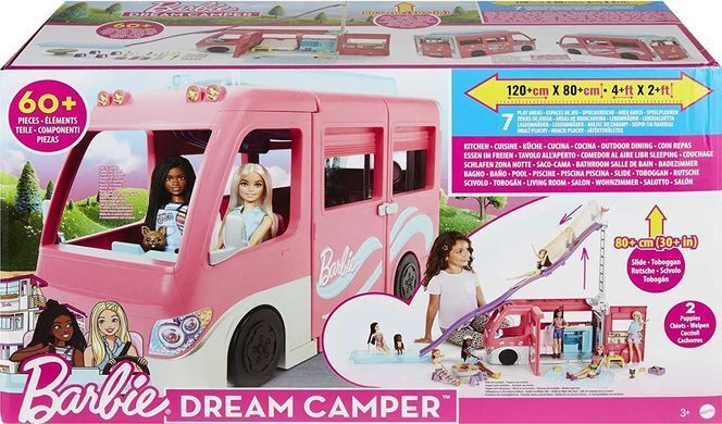 Игровой набор Barbie Dream Camper Барби Кемпер-трансформер для путешествий (HCD46)
