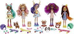 Игровой набор из 5 кукол Enchantimals City Tails City Skaters коллекция друзей (HJH67)