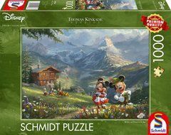 Пазл Schmidt Thomas Kinkade Disney Mickey & Minnie w Alpach Микки и Минни в Альпах​​​​​​​ 1000 шт. (59938)