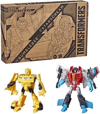 Ігровий набір трансформаторів Transformers Heroes and Villains Bumblebee and Starscream (F5443)