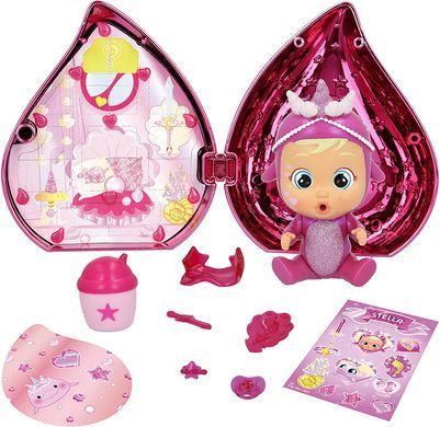 Игровой набор с пупсом IMC Toys Cry Babies Magic Tears Pink Edition Плакса с мини домиком (81550)