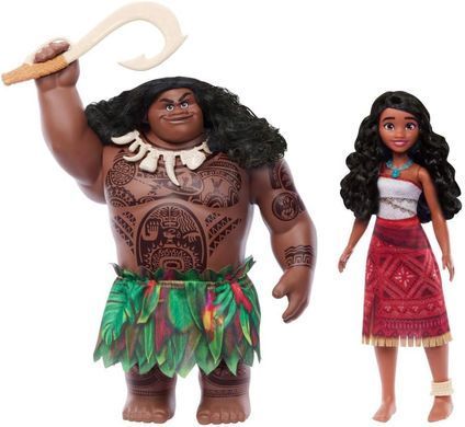 Набір ляльок Mattel Disney Moana 2, Moana & Maui Моана та Мауї, Пригоди на морі (JDD42)