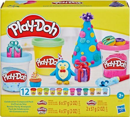 Набір для творчості Play-Doh Celebration 12 баночок пластеліну (G0149)