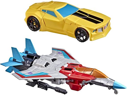 Ігровий набір трансформаторів Transformers Heroes and Villains Bumblebee and Starscream (F5443)