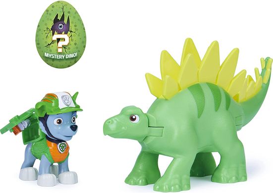 Игровой набор Spin Master Paw Patrol Dino Rescue Rocky and Dinosaur Stegosaurus (6060181)