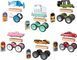 Деревянный конструктор Fisher-Price Wonder Makers Design System Vehicle 6-Pack Транспортное средство (GJL47)
