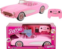 Розовый кабриолет на р/у Hot Wheels RC Barbie The Movie 1956 Corvette Барби машина (HPW40)