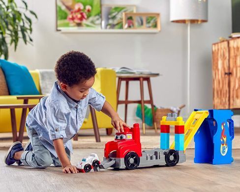 Ігровий набір Fisher-Price Mega Bloks Build & Race Rig Мега Блокс Вантажівка 16 деталей (FVJ01)
