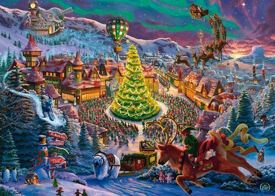 Пазл Schmidt Thomas Kinkade Santas North Pole Zac 1000 шт. (&lrm;58609)