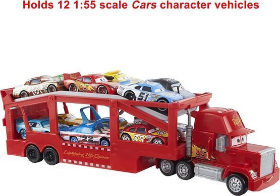 Вантажівка-транспортер Mattel Disney Pixar Cars  Mack Haule Mack Transporter Мак Тачки (HDN03)