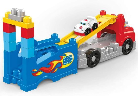 Ігровий набір Fisher-Price Mega Bloks Build & Race Rig Мега Блокс Вантажівка 16 деталей (FVJ01)