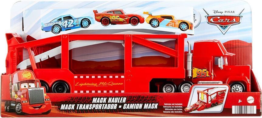Вантажівка-транспортер Mattel Disney Pixar Cars  Mack Haule Mack Transporter Мак Тачки (HDN03)