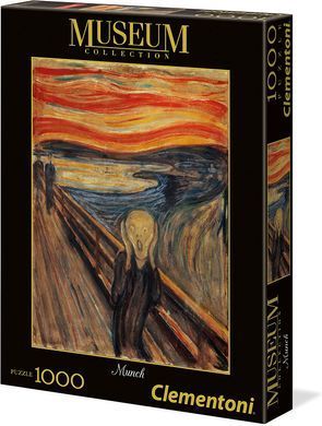 Пазл Clementoni Screamby Edvard Munch Museum Collection Крик Эдварда Мунка 1000 шт. (&lrm;39377)