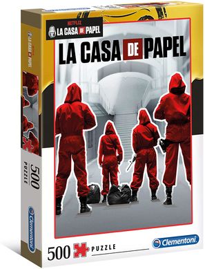 Пазл Clementoni La Casa de Papel Монетний двір 500 шт. (35084)