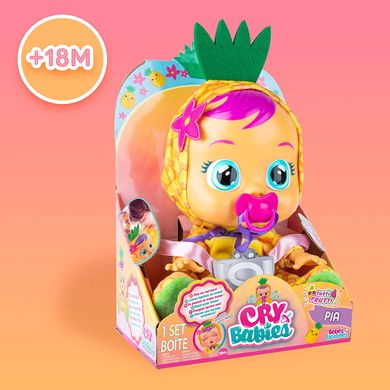 Интерактивная кукла IMC Toys Cry Babies Tutti Frutti Pia Плакса Пиа с ароматом ананаса (93829)
