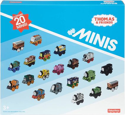 Коллекционный набор 20 паровозиков Томас Fisher-Price Thomas & Friends MINIS, 20 Pack (FGY79)